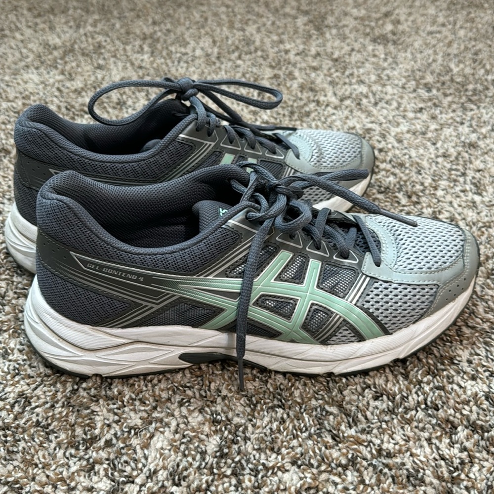 ASICS women’s sneakers, used condition size 8